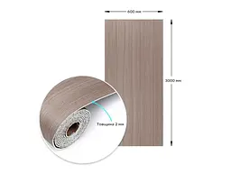 Самоклеюча вініловая плитка в рулоні STICKER WALL 600*3000*2мм Мат SW-00002053 - мініатюра 4