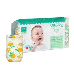 Підгузки Offspring Tangy Orange розмір M 6-10 кг 42 шт. (DP-OI-FAT-M42P-TGYORN)