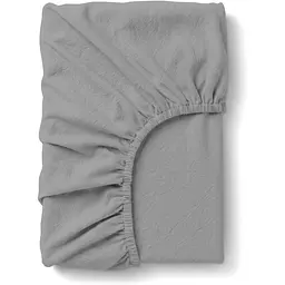 Простирадло Cosas на резинці з вареної бавовни 80х160 shadow, графіт (53WashedCottonGraphite_80x160x20)
