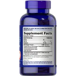 Жирні кислоти Puritan's Pride Omega 3 Fish Oil 1000 mg, 250 капсул - мініатюра 2