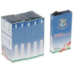Стрічка до принтерів 13мм х 12м Refill STD Black*5 WWM (R13.12S5)