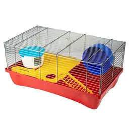 Клітка для хом'яка MPS Hamster 10 мікс кольорів, 57x37x26h