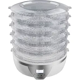 Дегідратор-сушарка для овочів і м'яса SilverCrest SDA 350 A2 350 Вт до 70°С автоматична 5 лотків - мініатюра 3
