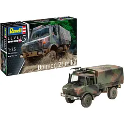 Збірна модель Revell Вантажівка Unimog 2T milgl рівень 5 масштаб 1:35, 190 деталей (RVL-03337) - мініатюра 9