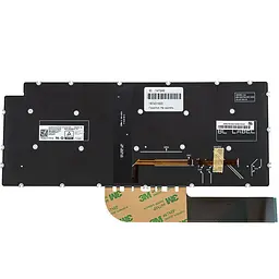 Клавіатура для ноутбука DELL (Inspiron: 5390 5490 7490) ukr сірий без фрейму підсвічування клавіш