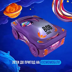 Подарунковий бокс Bob Snail Фіолетовий №2 – машинка з іграшкою та стікером 112 г - мініатюра 2