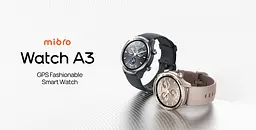 Mibro Смарт-часи A3 45мм, 1.39", 360x360, BT 5.3, GPS, 2 ATM, темно-сірий - мініатюра 2