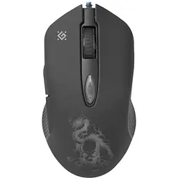 Миша Defender Sky Dragon з ігровою поверхнею GM-090L USB Black (52090) - мініатюра 7