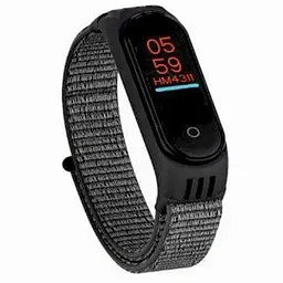 Ремінець Nylon Mi Band 5 Чорний (24)
