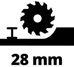 Пила дискова акмуляторна TE-CS 18/89LI - Solo PXC 18В Einhell teh0025810 - мініатюра 7