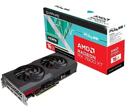 Відеокарта Sapphire AMD Radeon RX 7600 XT 16GB PULSE GAMING OC (11339-99-90G) (11339-04-20G) (GDDR6, 128 bit, PCI-E v4.0) FR - мініатюра 6
