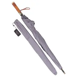 Парасоля-тростина Yiwu HP-23-6G складна напівавтомат 124 см сіра - мініатюра 4
