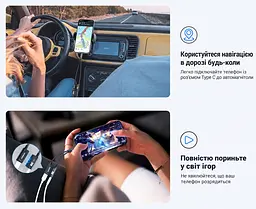 Аудіоадаптер UGREEN CM721 USB-C - 3.5 мм / USB-C PD 60 Вт чорний (25837) - мініатюра 12