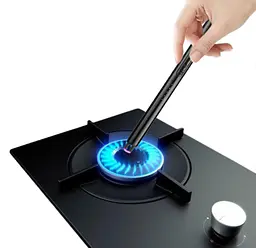 Инновационная плазменная кухонная зажигалка для газовой плиты с дисплеем и USB зарядкой - миниатюра 1