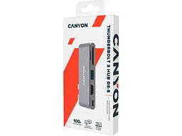 Док-станція для ноутбука Canyon Docking Station with 5 port, Thunderbolt 3 (CNS-TDS05DG) - мініатюра 4