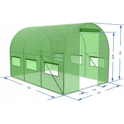 Теплиця садова - парник Holla Garden 300х200х200 см - мініатюра 2