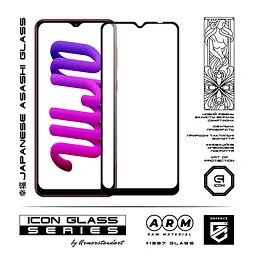 Захисне скло для Samsung Galaxy A04 (A045)/A04s (A047)/A04e (A042)/M04 (M045)/F04, Icon, 2.5D загартоване скло, повне проклеювання, глянсове, удароміцне, з олеофобним покриттям, сумісне з чохлами, міцність 9H, проста установка - мініатюра 2