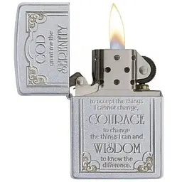 Запальничка Zippo SERENITY PRAYER - мініатюра 2