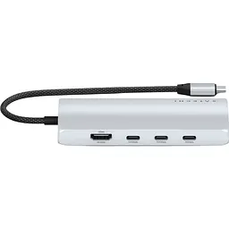Адаптер Satechi USB-C Multiport Adapter 8K with Ethernet V3 Silver (ST-P8KES) - мініатюра 4