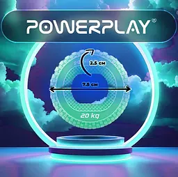Еспандер кистьовий силіконовий PowerPlay PP-4333 Hand Grip Medium 20 кг Зелений (PP_4333_Green_20kg) - мініатюра 7