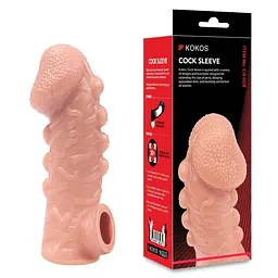 Насадка на член Kokos Cock Sleeve CS 008, S - мініатюра 8