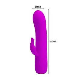 Вібратор Pretty Love Omar Vibrator Purple - мініатюра 4