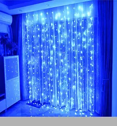 Гірлянда XPRO LED Водоспад 3х2 м, 320 синіх світлодіодів (47666-7603_347) - мініатюра 2