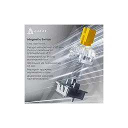Клавіатура Ajazz AK820 MAX Magnetic Switch RGB USB Black (AK820MAX-WM-BGY) - мініатюра 4