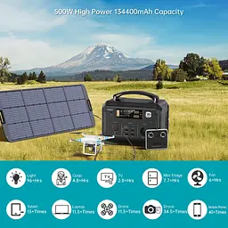 Зарядна станція Choetech BS004 500Вт (484Вт/г) QC 3.0, USB-C PD100 Вт - мініатюра 6