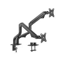 Кронштейн для 2 РК-моніторів Gembird MADA202 17–32 дюйми - мініатюра 1