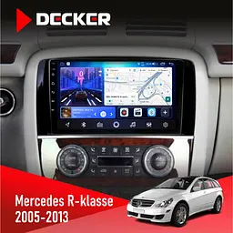 Штатна магнітола Mercedes-Benz R-Class (W251) 2005-2013 Decker D9-006 4x64, 4G Decker (НФ-00003708)