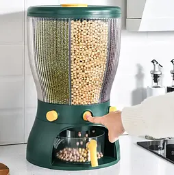 Диспансер-органайзер для круп та сипучих Rotate-Dispenser ∙ Контейнер з дозатором для сипучих продуктів - мініатюра 3