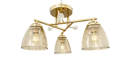 Люстра класична на 3 плафона LK-742C/3 E27 FG - мініатюра 4