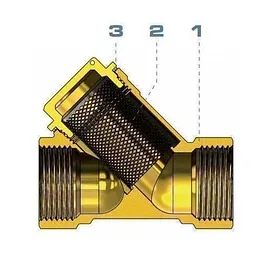 Фільтр грубого очищення Selba 1″ SL1512 000010260 - мініатюра 4