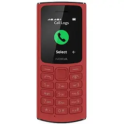 Мобільний телефон Nokia 105 DS 2023 червоний 2 сім - мініатюра 2