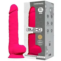 Фалоімітатор SilexD Kingston Pink (MODEL 15in) - мініатюра 2