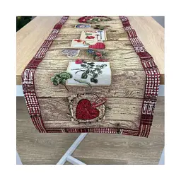 Доріжка на стіл Прованс Wooden 40х140 (4823093436008) - мініатюра 2