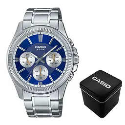 Чоловічий годинник Casio MTP-1375D-2A1 Сріблястий ( AT1141-0256 )