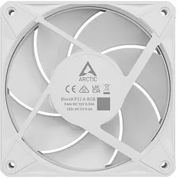 Корпусний вентилятор Arctic BioniX P12 A-RGB White (ACFAN00336A) [175992] - мініатюра 8