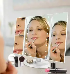 Дзеркало потрійне для макіяжу Superstar Magnifying Mirror із LED-підсвічуванням прямокутне зі збільшенням - мініатюра 7