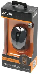 Миша A4Tech G3-280N glossy grey, USB - мініатюра 4