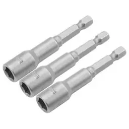 Головка магнітна Tolsen 14 мм 1/4"х65 мм 3шт (77849)