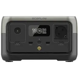 Зарядна станція EcoFlow River 2, 256 Вт/год чорно-сіра - мініатюра 2