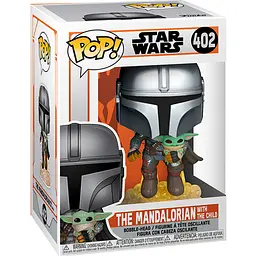 Фігурка Funko Pop! Star Wars:Мандалорець, що летить із малюком 9.6см (50959) [117704] - мініатюра 3