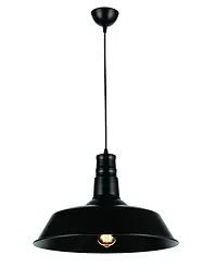 Світильник підвісний E27 Levistella 7546452-1 BK+BK(460), 60W, чорний метал, стиль лофт