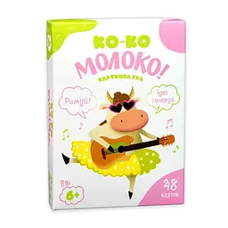 Карткова гра Strateg Ко-ко Молоко 30386 (4823113847869) shop (4823113847869) - мініатюра 1