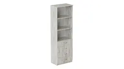 Шафа Анжело Ferrum-decor на 3 полиці з 4 ящиками 1900x600x380 ДСП Бетон 16 мм (FRD-104988) - мініатюра 3