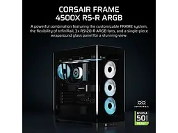 Корпус Corsair Frame 4500X RS-R ARGB Black (CC-9011314-WW) - миниатюра 2