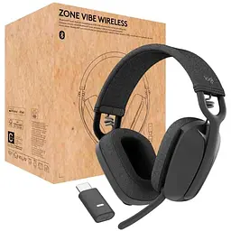 Bluetooth-гарнітура Logitech Zone Vibe Wireless MS Graphite (981-001157)