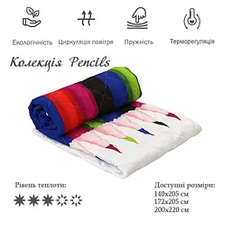 Ковдра вовняна Pencils Руно 172 х 205 см (316.137 ШК Pencils) - мініатюра 2